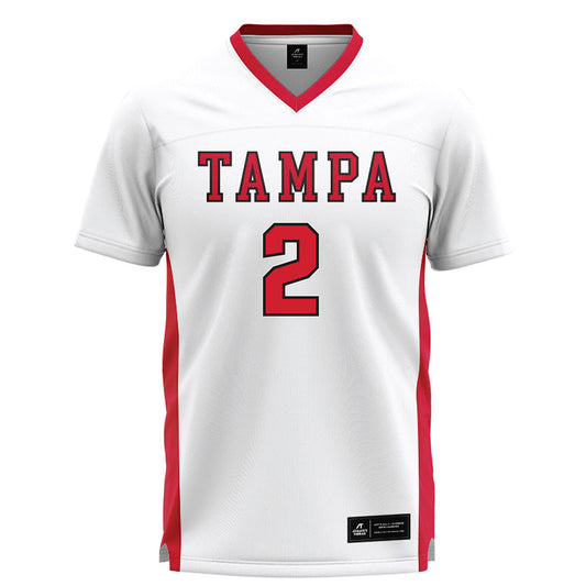 Tampa - NCAA Men's Lacrosse : Zack Friend - White Lacrosse Jersey-0