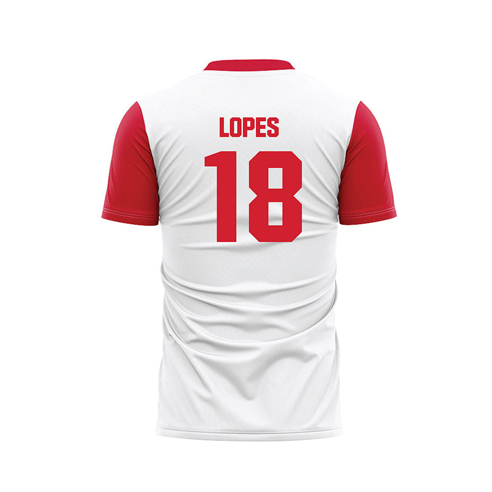 Tampa - NCAA Men's Soccer : Rodrigo Lopes - White Soccer Jersey-1