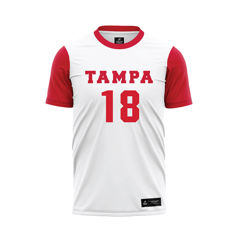 Tampa - NCAA Men's Soccer : Rodrigo Lopes - White Soccer Jersey-0
