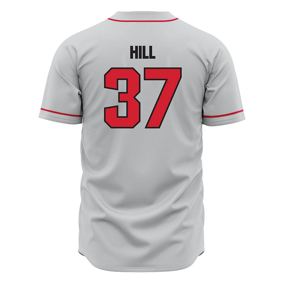 Tampa - NCAA Baseball : Garrett Hill - Grey Jersey-1