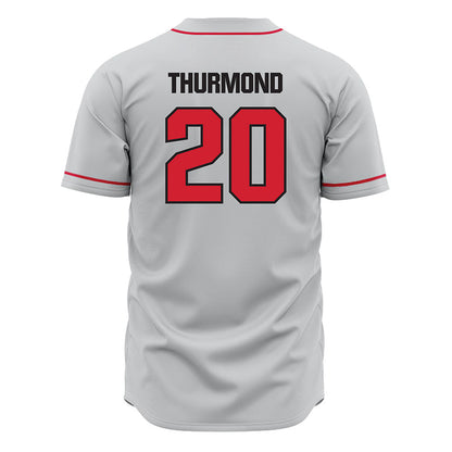Tampa - NCAA Baseball : Eli Thurmond - Grey Jersey-1