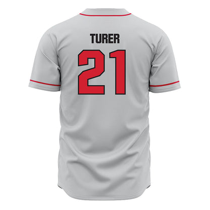 Tampa - NCAA Baseball : Jake Turer - Grey Jersey-1