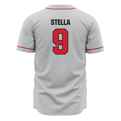 Tampa - NCAA Baseball : Joe Stella - Grey Jersey-1