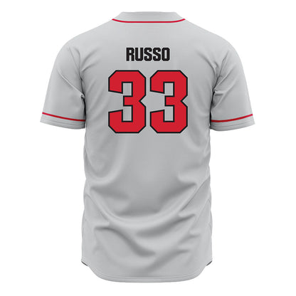 Tampa - NCAA Baseball : Cole Russo - Grey Jersey-1