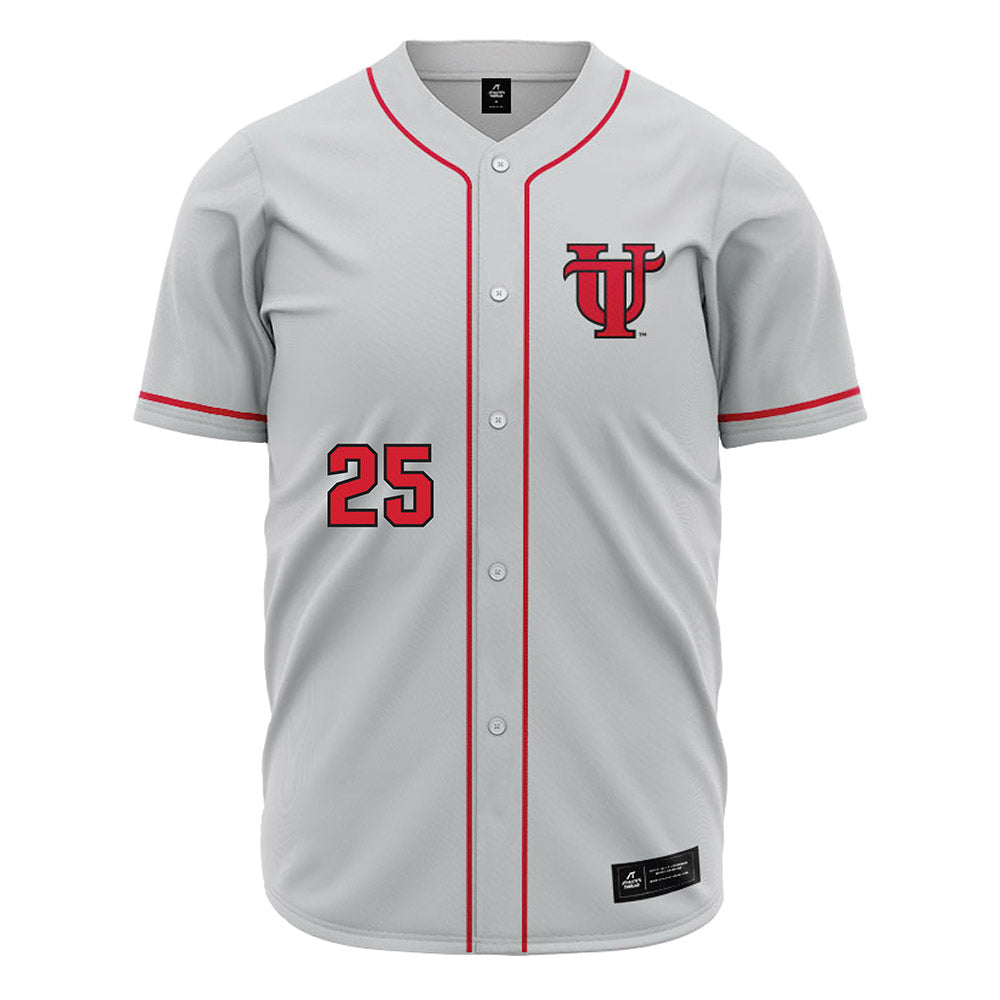 Tampa - NCAA Baseball : AJ Graham - Grey Jersey-0