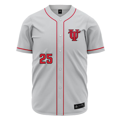 Tampa - NCAA Baseball : AJ Graham - Grey Jersey-0