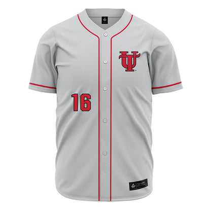 Tampa - NCAA Baseball : Dennis McCaffery - Grey Jersey-0
