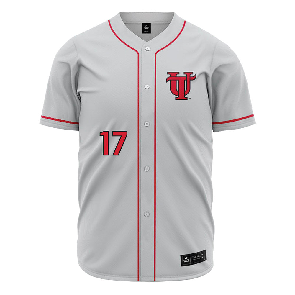 Tampa - NCAA Baseball : Ethan Brown - Grey Jersey-0