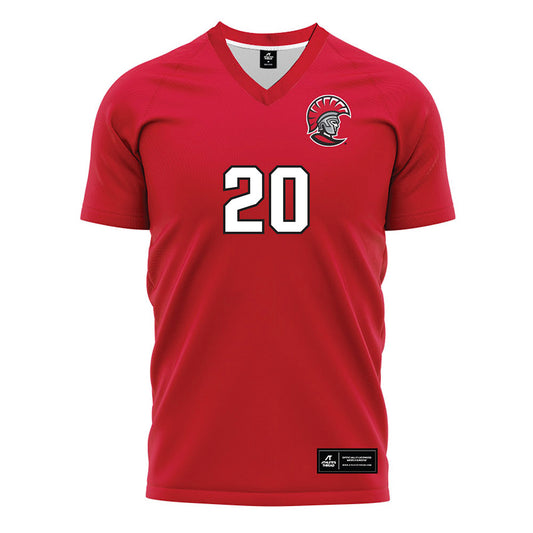Tampa - NCAA Women's Soccer : Yazmeen Vargas - Red Soccer Jersey-0