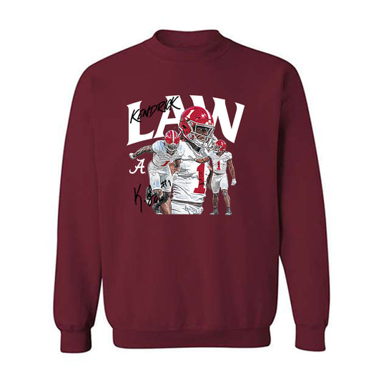 Alabama - NCAA Football : Kendrick Law - Crewneck Sweatshirt