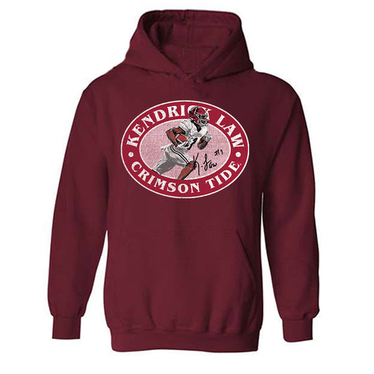 Alabama - NCAA Football : Kendrick Law - Hooded Sweatshirt