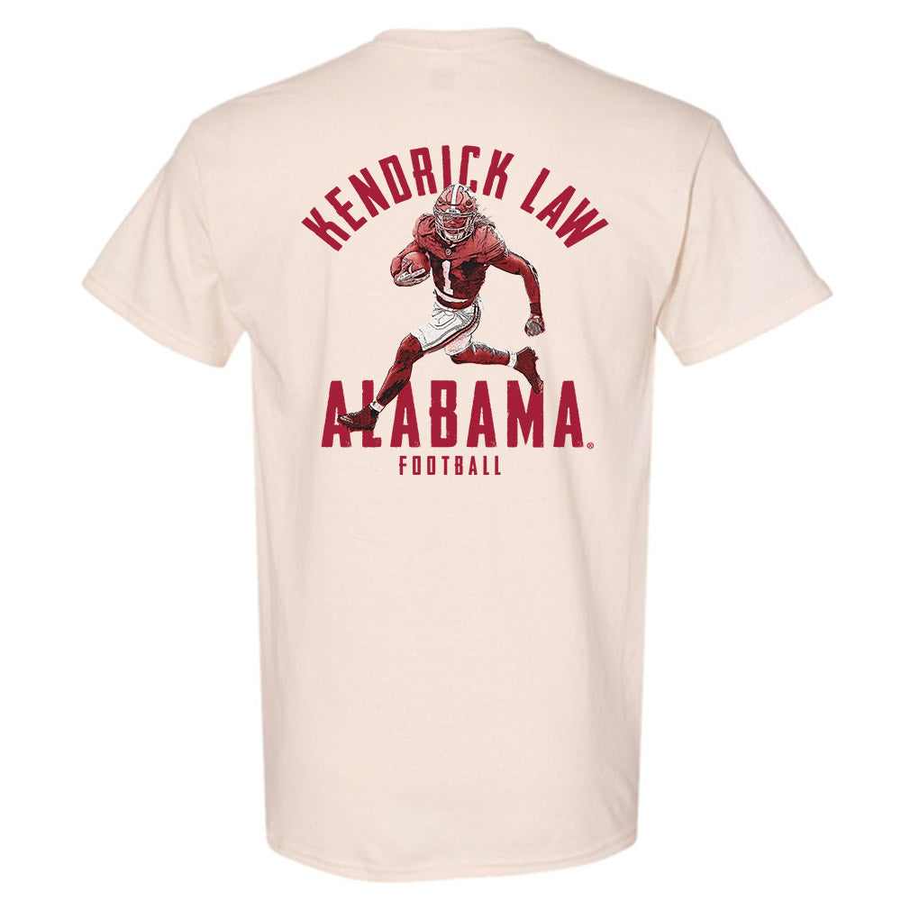 Alabama - NCAA Football : Kendrick Law - T-Shirt Individual Caricature