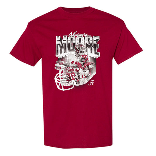 Alabama - NCAA Football : Malachi Moore - T-Shirt Player Collage