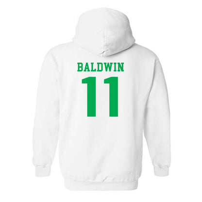 Marshall - NCAA Football : Jakolbe Baldwin - Classic Shersey Hooded Sweatshirt-1