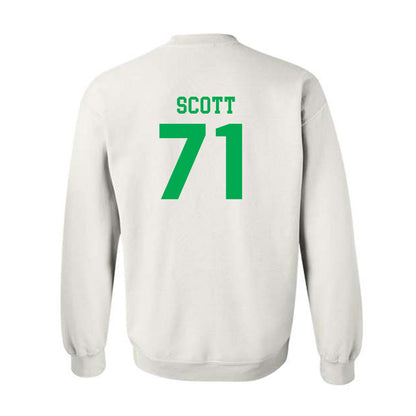 Marshall - NCAA Football : Morgan Scott - Classic Shersey Crewneck Sweatshirt-1