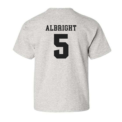 Marshall - NCAA Baseball : Blaine Albright - Classic Shersey Youth T-Shirt-1