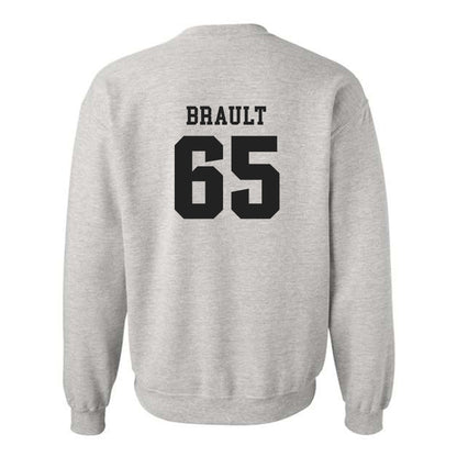 Marshall - NCAA Football : Parker Brault - Classic Shersey Crewneck Sweatshirt-1