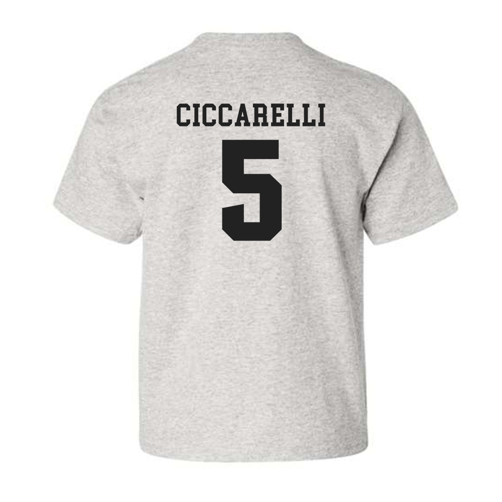 Marshall - NCAA Women's Volleyball : Beatrice Ciccarelli - Youth T-Shirt