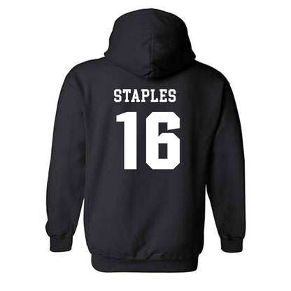 UMass - NCAA Football : Noah Staples - Classic Shersey Hooded Sweatshirt