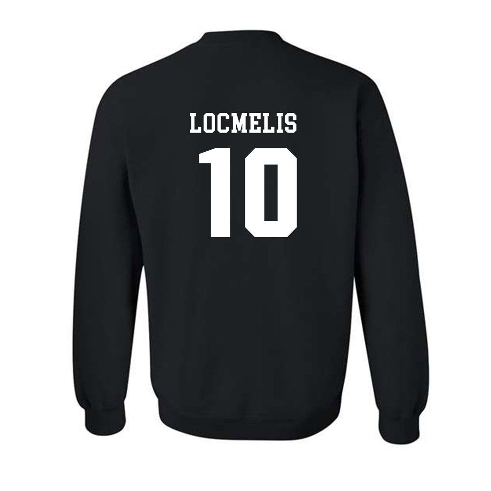 UMass - NCAA Men's Ice Hockey : Dans Locmelis - Crewneck Sweatshirt