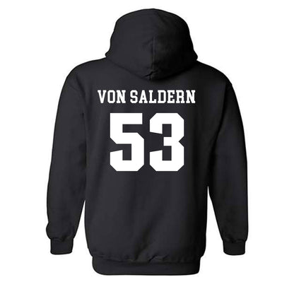 UMass - NCAA Football : Magnus Von Saldern - Classic Shersey Hooded Sweatshirt