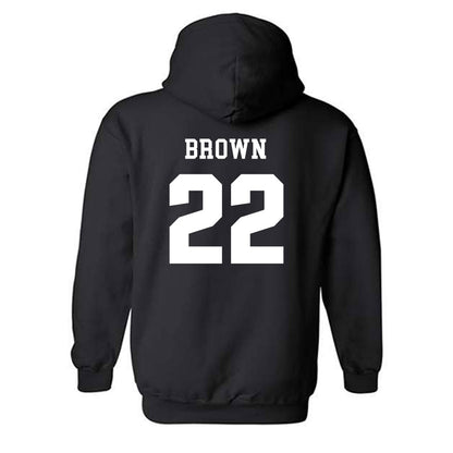 UMass - NCAA Men's Soccer : Alex Brown - Classic Shersey Hooded Sweatshirt-1