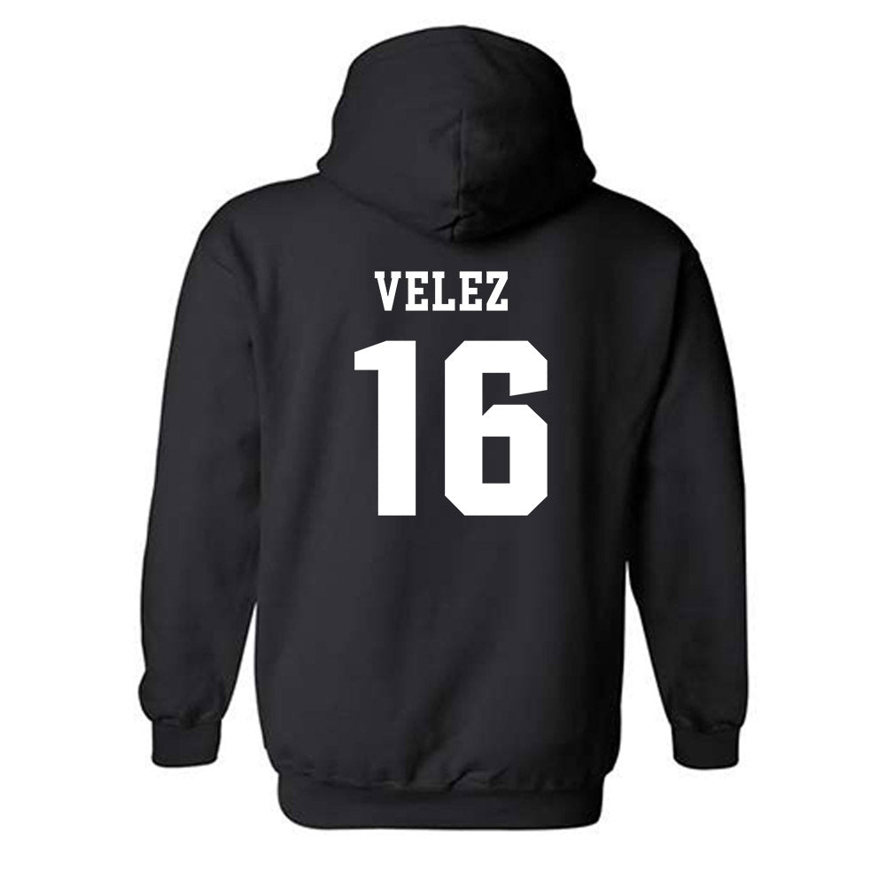 UMass - NCAA Men's Soccer : Shane Velez - Classic Shersey Hooded Sweatshirt