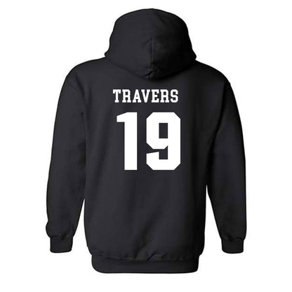 UMass - NCAA Men's Lacrosse : Robbie Travers - Classic Shersey Hooded Sweatshirt-1