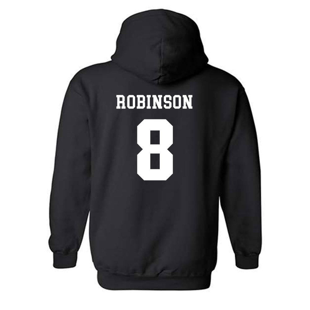 UMass - NCAA Football : Aquan Robinson - Classic Shersey Hooded Sweatshirt-1