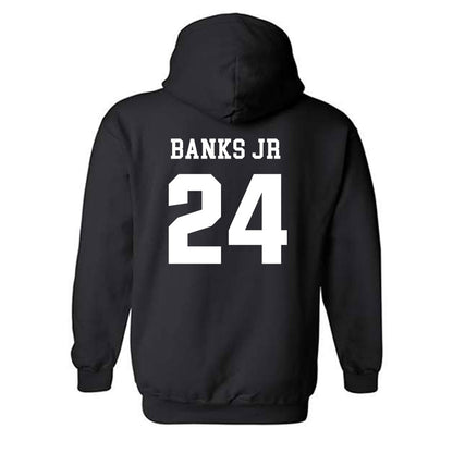 UMass - NCAA Men's Basketball : Marcus Banks Jr - Classic Shersey Hooded Sweatshirt-1