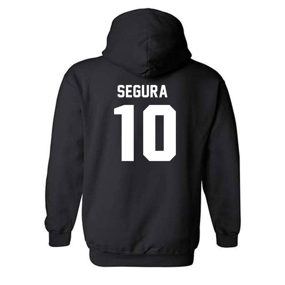 Drake - NCAA Men's Soccer : Damian Segura - Hooded Sweatshirt