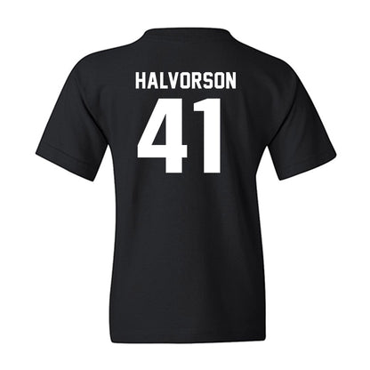 Drake - NCAA Football : Spencer Halvorson - Classic Shersey Youth T-Shirt-1