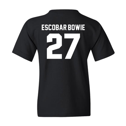 Drake - NCAA Men's Soccer : Zacarias Escobar-Bowie - Youth T-Shirt