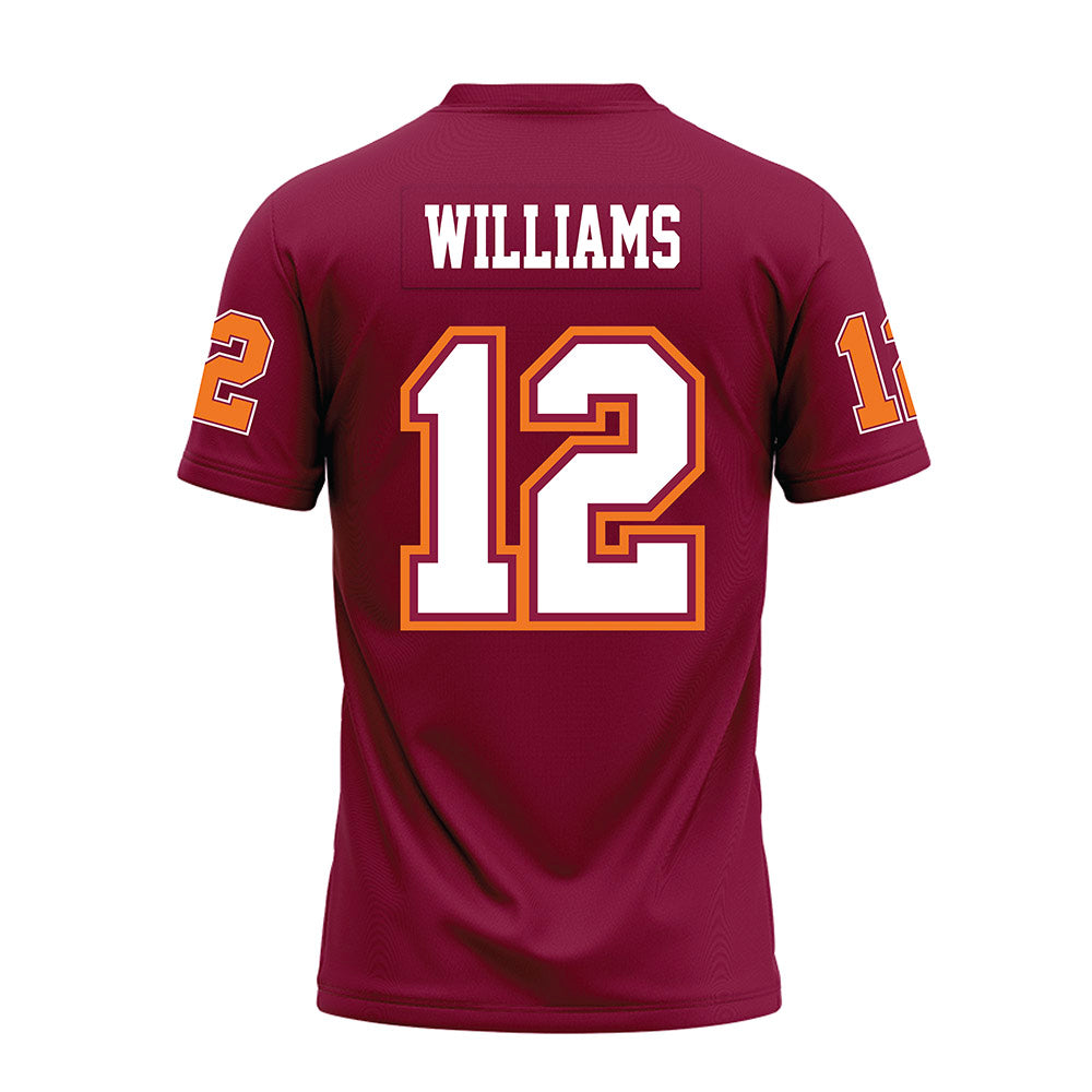 Virginia Tech - NCAA Football : Gabe Williams - Maroon Premium Football Jersey-1