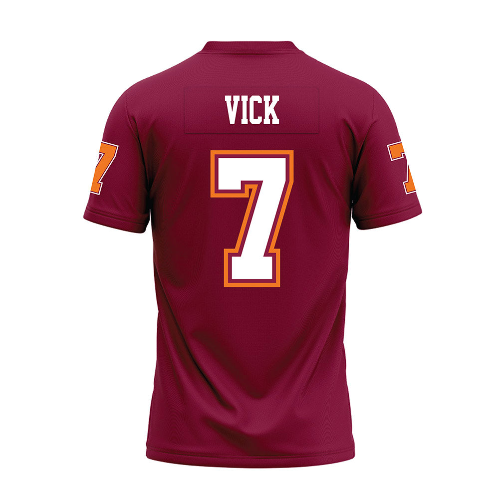 Virginia Tech - NCAA Football : - Maroon Football Jersey-1