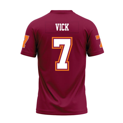 Virginia Tech - NCAA Football : - Maroon Football Jersey-1
