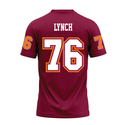 Virginia Tech - NCAA Football : Aidan Lynch - Maroon Premium Football Jersey-1
