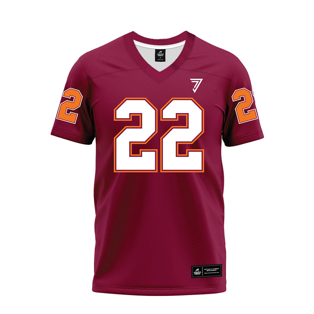 Virginia Tech - NCAA Football : Kelvin Gilliam - Maroon Premium Football Jersey-0