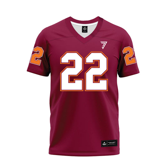Virginia Tech - NCAA Football : Kelvin Gilliam - Maroon Premium Football Jersey-0