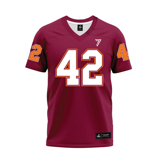 Virginia Tech - NCAA Football : Aycen Stevens - Maroon Premium Football Jersey-0