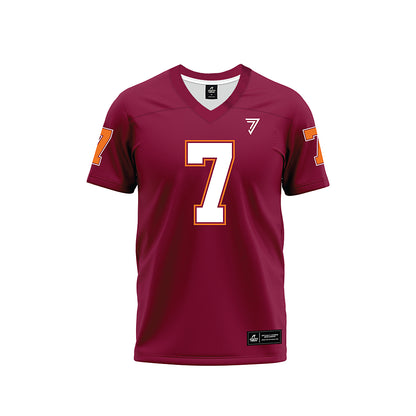 Virginia Tech - NCAA Football : - Maroon Football Jersey-0
