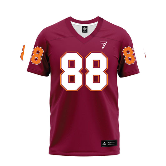 Virginia Tech - NCAA Football : Zeke Wimbush - Maroon Premium Football Jersey