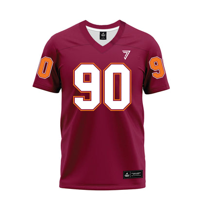 Virginia Tech - NCAA Football : Andrew Hanchuck - Maroon Premium Football Jersey-0