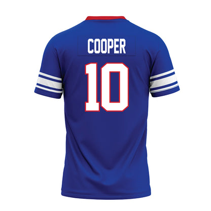 SMU - NCAA Football : Jalen Cooper - Premium Football Jersey-1