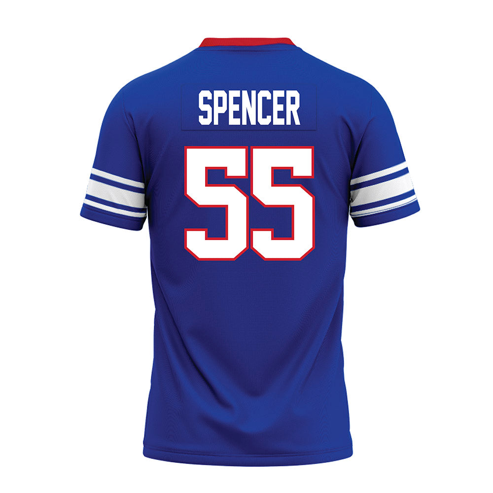 SMU - NCAA Football : Woo Spencer - Premium Football Jersey-1