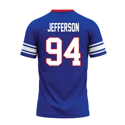 SMU - NCAA Football : Jonathan Jefferson - Premium Football Jersey-1