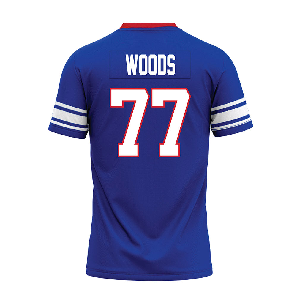 SMU - NCAA Football : Alexzander Woods - Premium Football Jersey-1