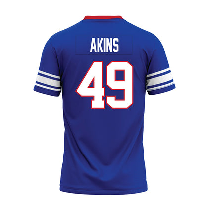 SMU - NCAA Football : nolan Akins - Premium Football Jersey-1