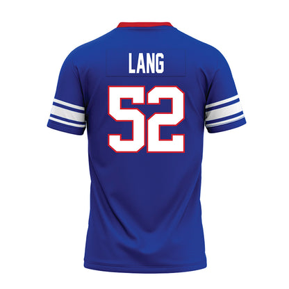 SMU - NCAA Football : Jahkai Lang - Premium Football Jersey-1
