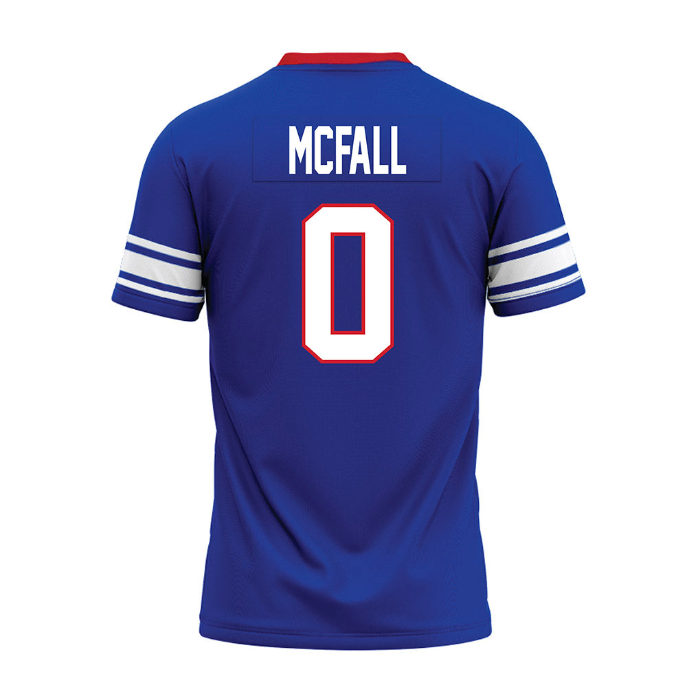 SMU - NCAA Football : Derrick McFall - Premium Football Jersey-1